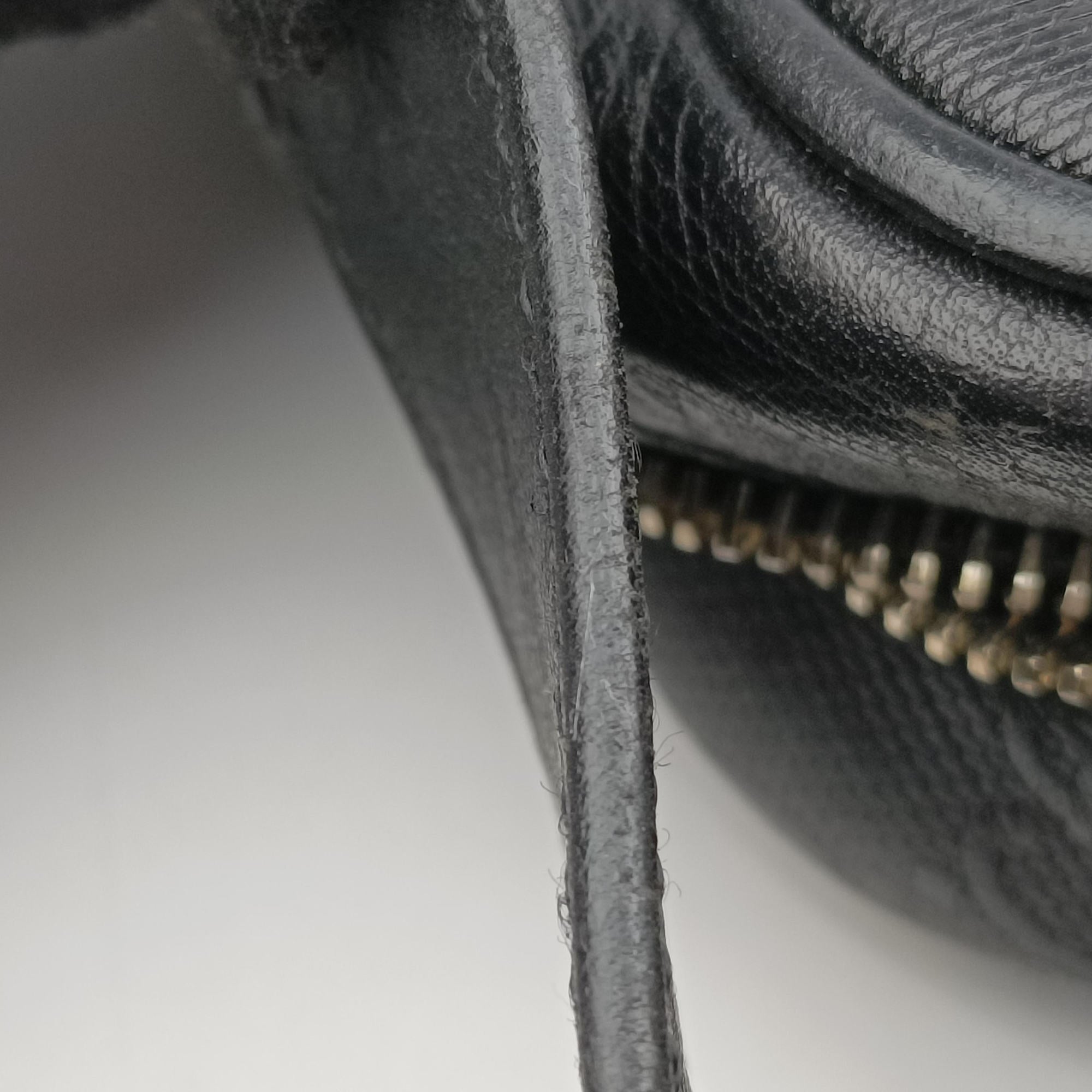 Pre-owned Gucci GG Imprime Messenger Black Leather 201448 shoulderbag | stylenewstar
