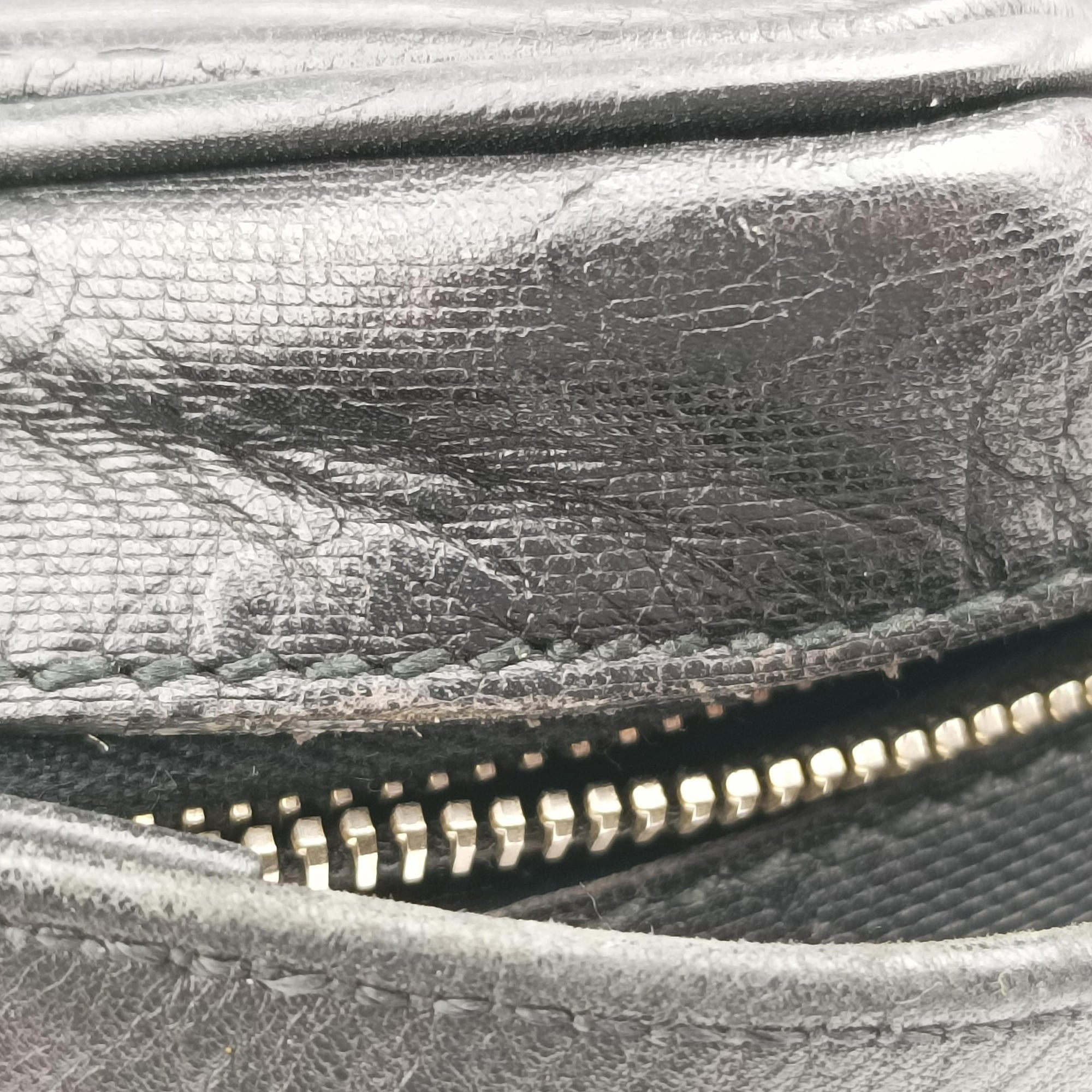 Pre-owned Gucci GG Imprime Messenger Black Leather 201448 shoulderbag | stylenewstar