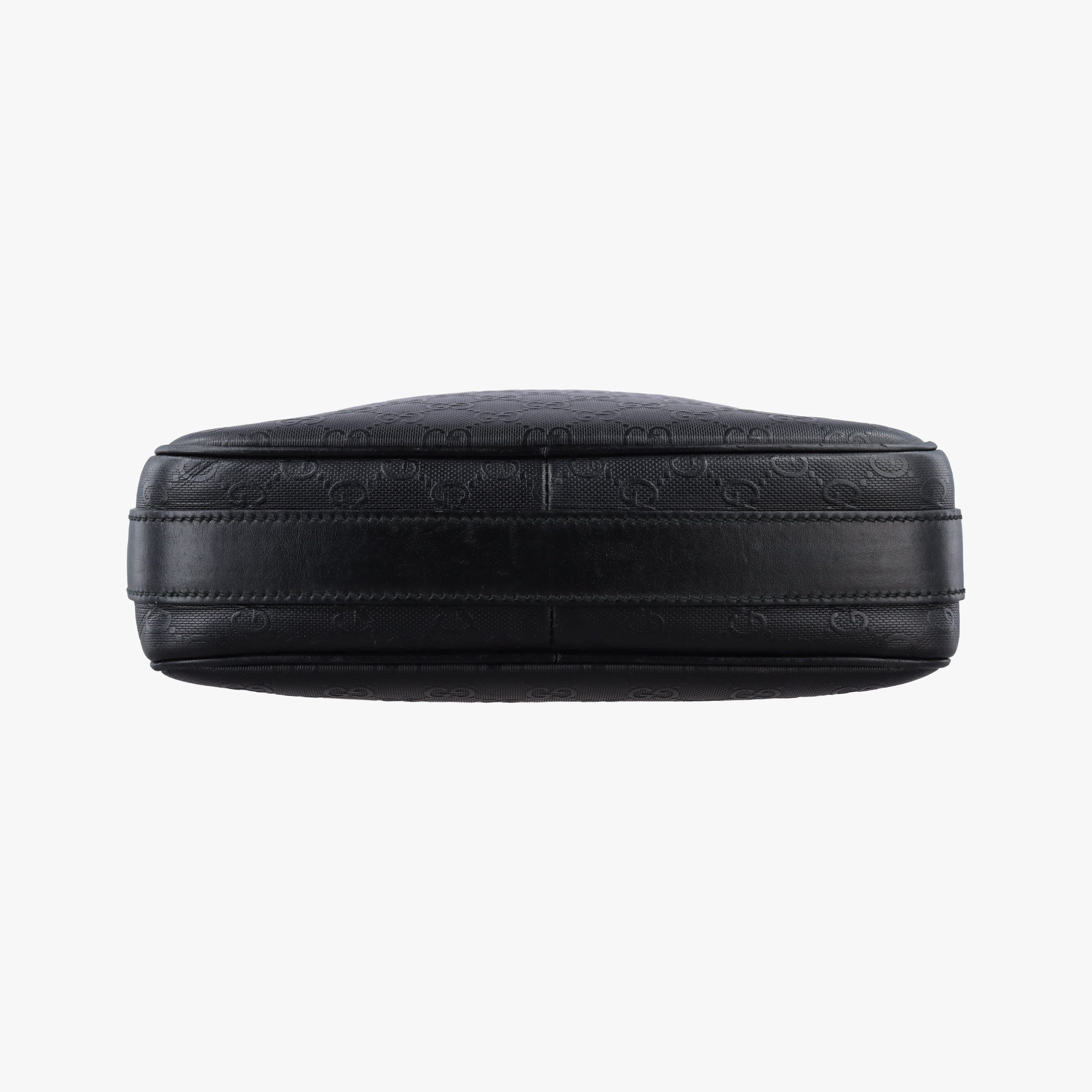 Pre-owned Gucci GG Imprime Messenger Black Leather 201448 shoulderbag | stylenewstar