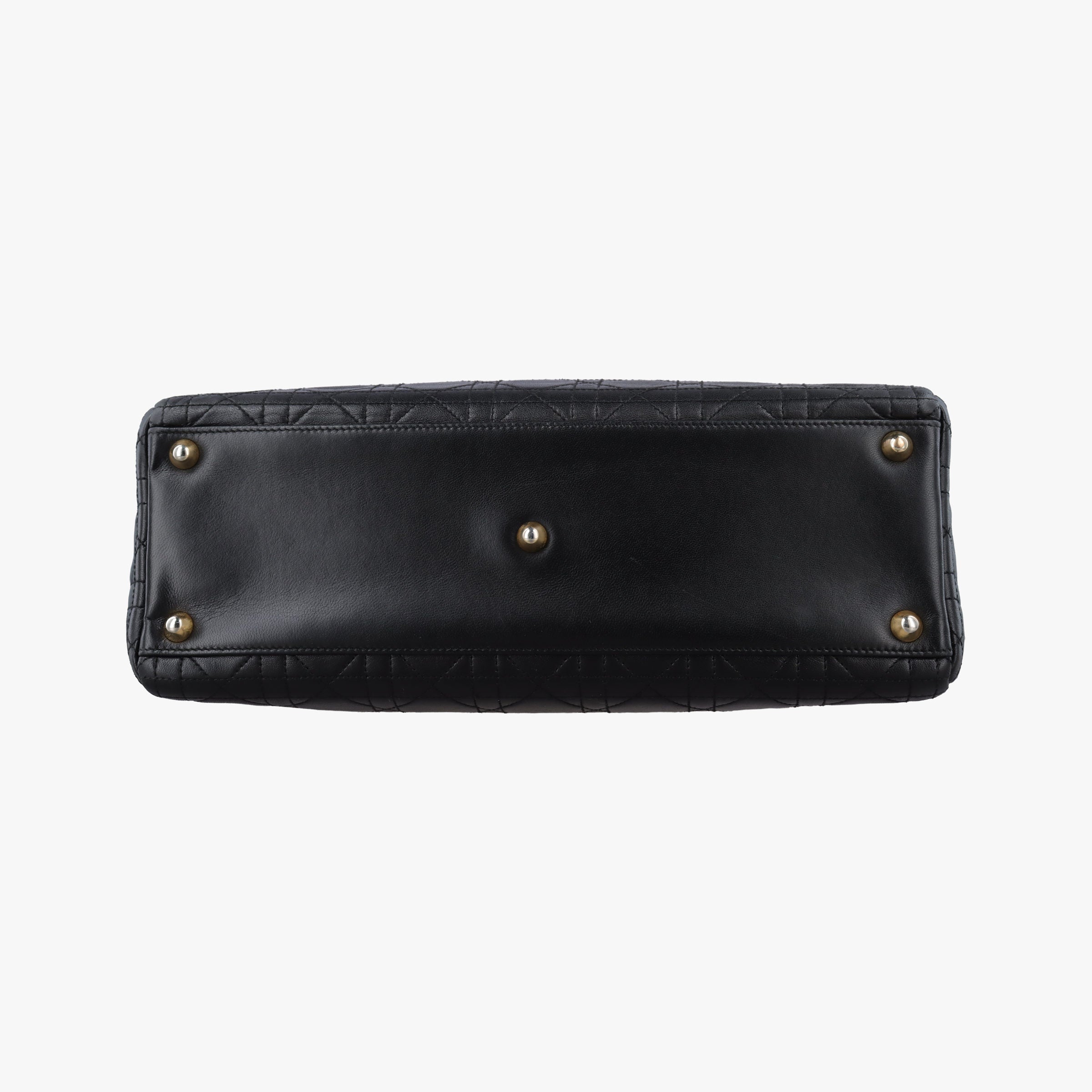 Vintage Christian Dior Lady Dior Black lambskin  handbag | stylenewstar