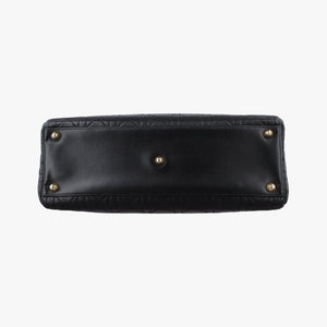 Vintage Christian Dior Lady Dior Black lambskin  handbag | stylenewstar
