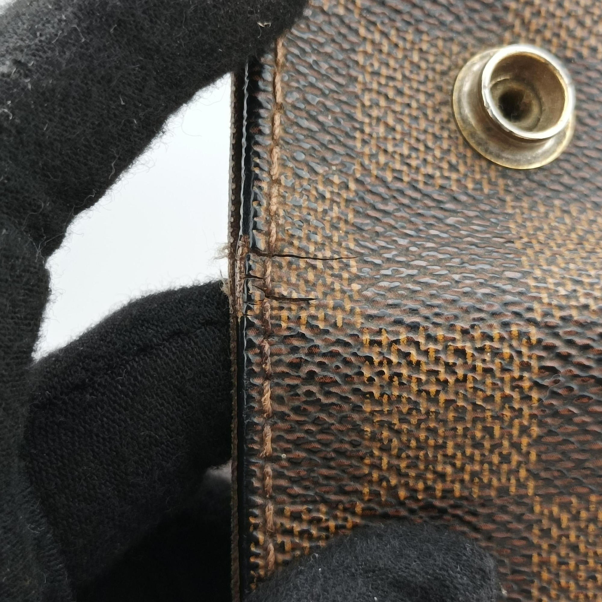 Pre-owned Louis Vuitton NAVIGLIO EBENE Damier Canvas N45255 shoulderbag | stylenewstar