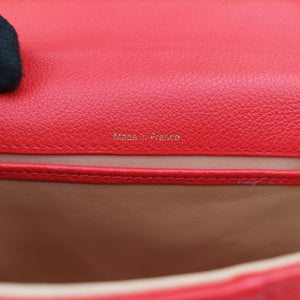 Vintage Delvaux Brillant Mini Orange Leather  shoulderbag | stylenewstar
