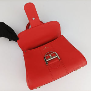 Vintage Delvaux Brillant Mini Orange Leather  shoulderbag | stylenewstar