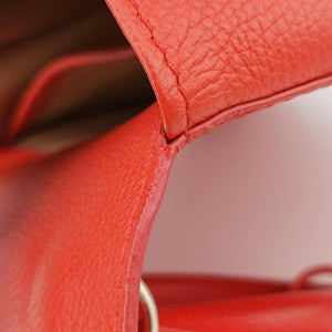 Vintage Delvaux Brillant Mini Orange Leather  shoulderbag | stylenewstar