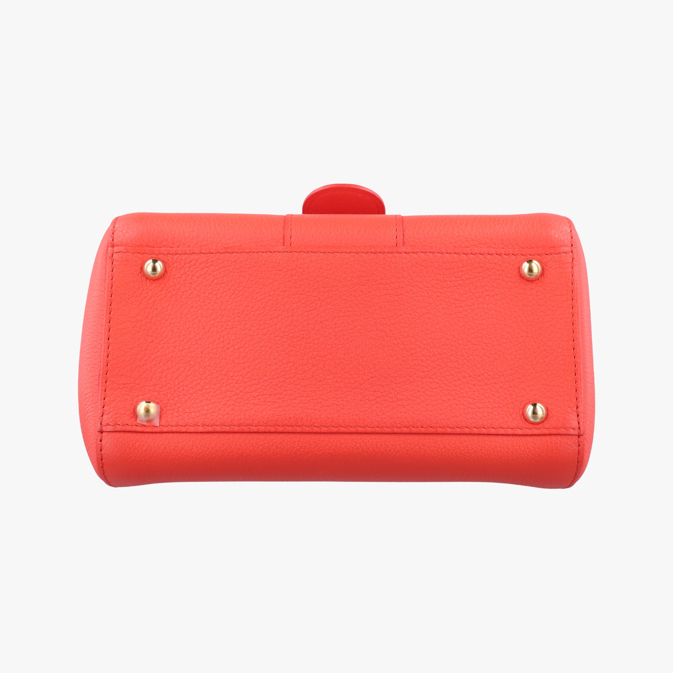 Vintage Delvaux Brillant Mini Orange Leather  shoulderbag | stylenewstar