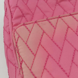 Secondhand Prada Tessuto Impunture Push Lock Opale nylon 1BD038 shoulderbag | stylenewstar