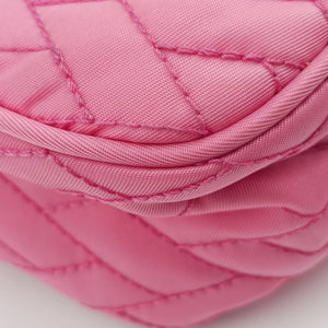 Secondhand Prada Tessuto Impunture Push Lock Opale nylon 1BD038 shoulderbag | stylenewstar