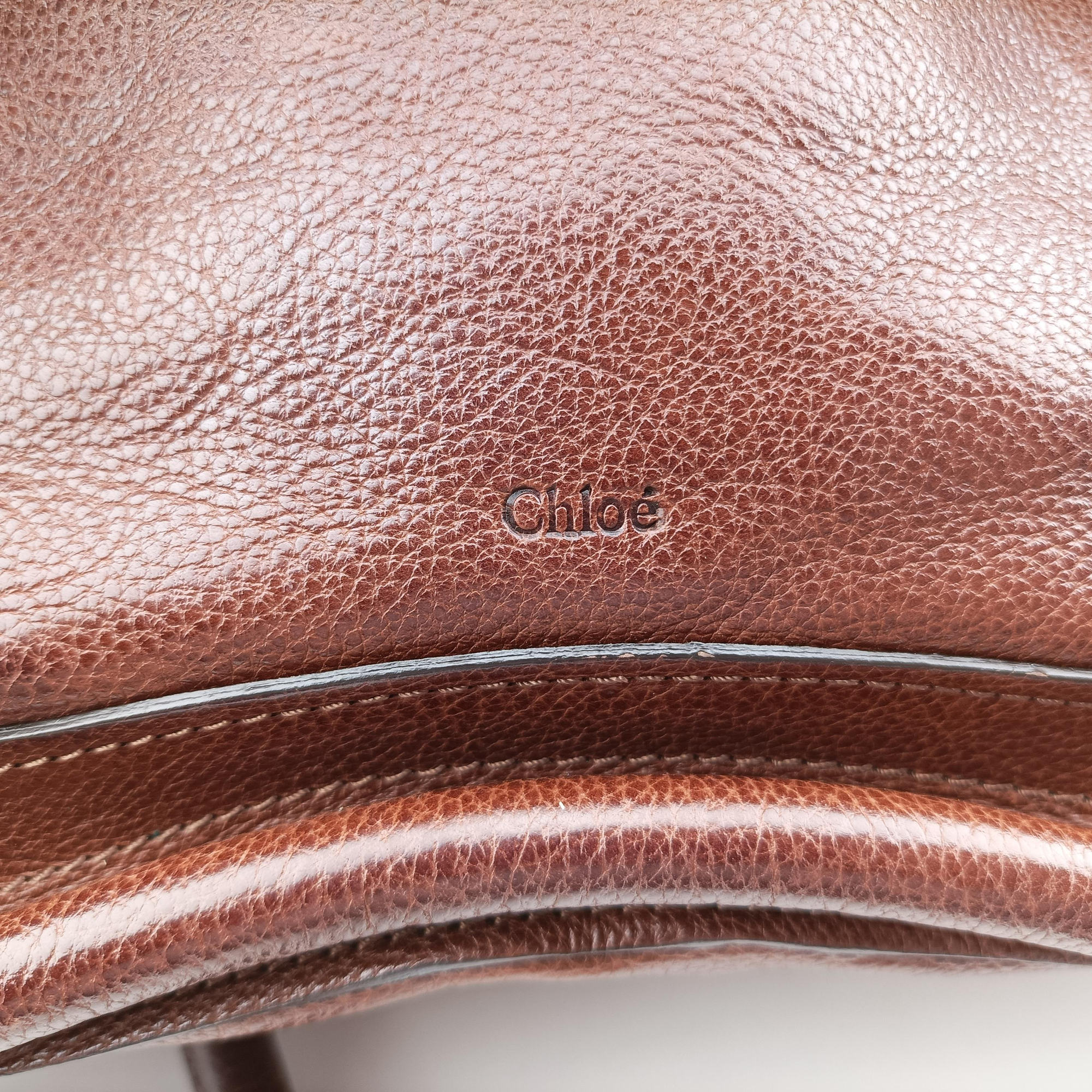 Pre-owned Chloe Paraty Brown Leather  shoulderbag | stylenewstar