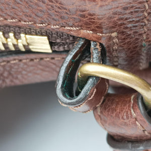 Pre-owned Chloe Paraty Brown Leather  shoulderbag | stylenewstar