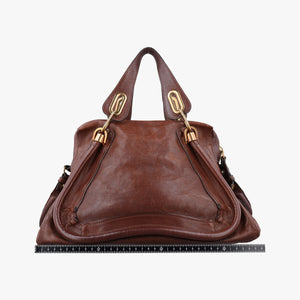Pre-owned Chloe Paraty Brown Leather  shoulderbag | stylenewstar