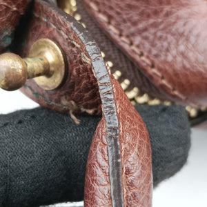 Pre-owned Chloe Paraty Brown Leather  shoulderbag | stylenewstar