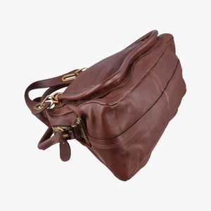 Pre-owned Chloe Paraty Brown Leather  shoulderbag | stylenewstar