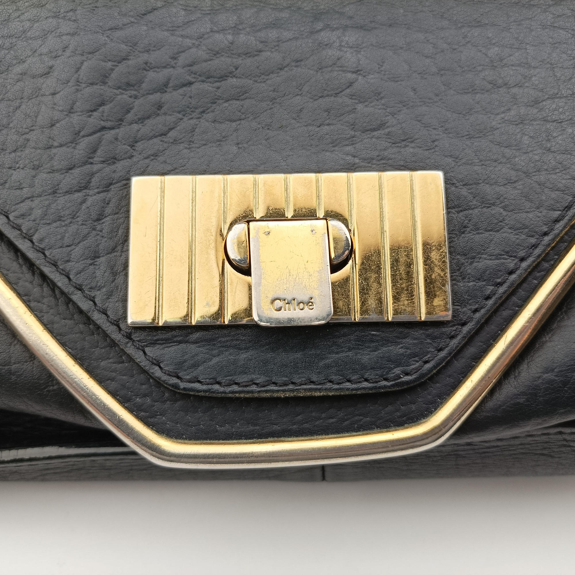 Vintage Chloe Sally Black Leather  shoulderbag | stylenewstar