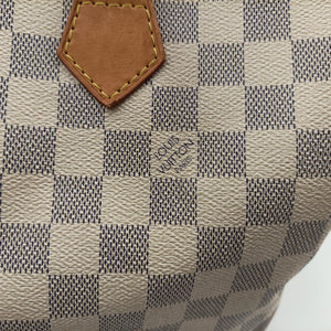 Pre-owned Louis Vuitton Speedy 30 AZUR Damier Canvas N41533 handbag | stylenewstar