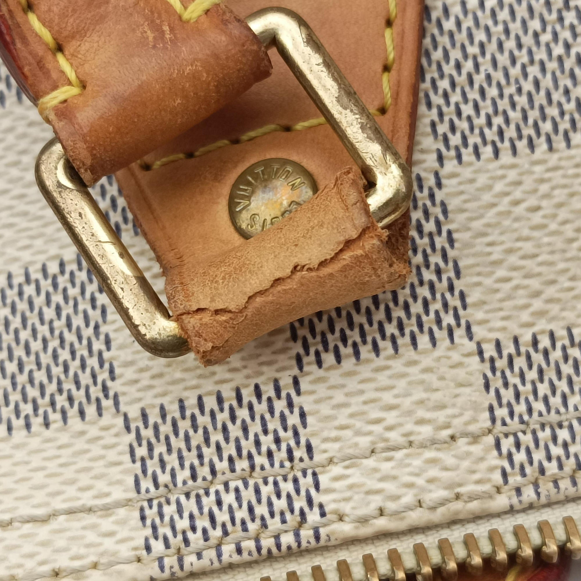 Pre-owned Louis Vuitton Speedy 30 AZUR Damier Canvas N41533 handbag | stylenewstar