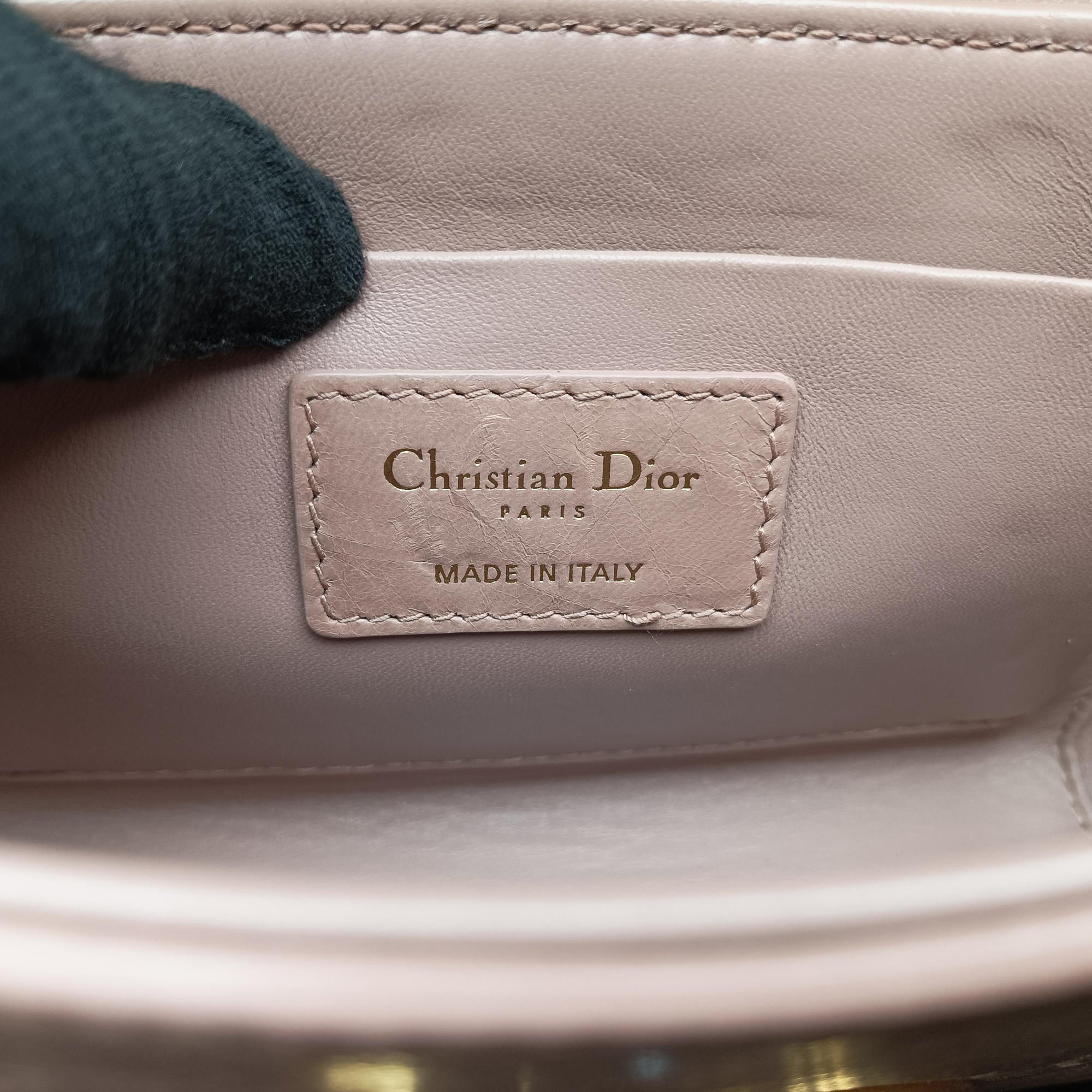 Pre-owned Christian Dior 30 MONTAIGNE Pink Leather  shoulderbag | stylenewstar