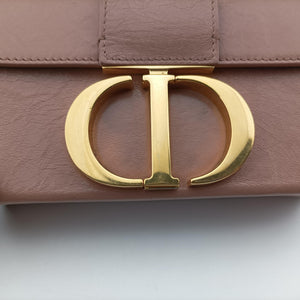 Pre-owned Christian Dior 30 MONTAIGNE Pink Leather  shoulderbag | stylenewstar