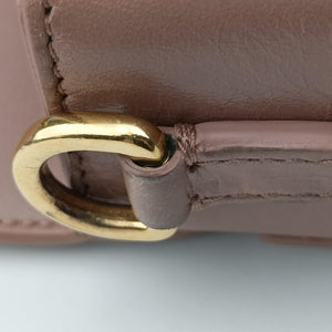 Pre-owned Christian Dior 30 MONTAIGNE Pink Leather  shoulderbag | stylenewstar