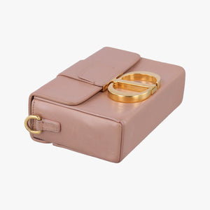 Pre-owned Christian Dior 30 MONTAIGNE Pink Leather  shoulderbag | stylenewstar