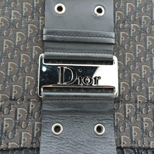 Pre-owned Christian Dior Street Chic Black canvasxleather  shoulderbag | stylenewstar