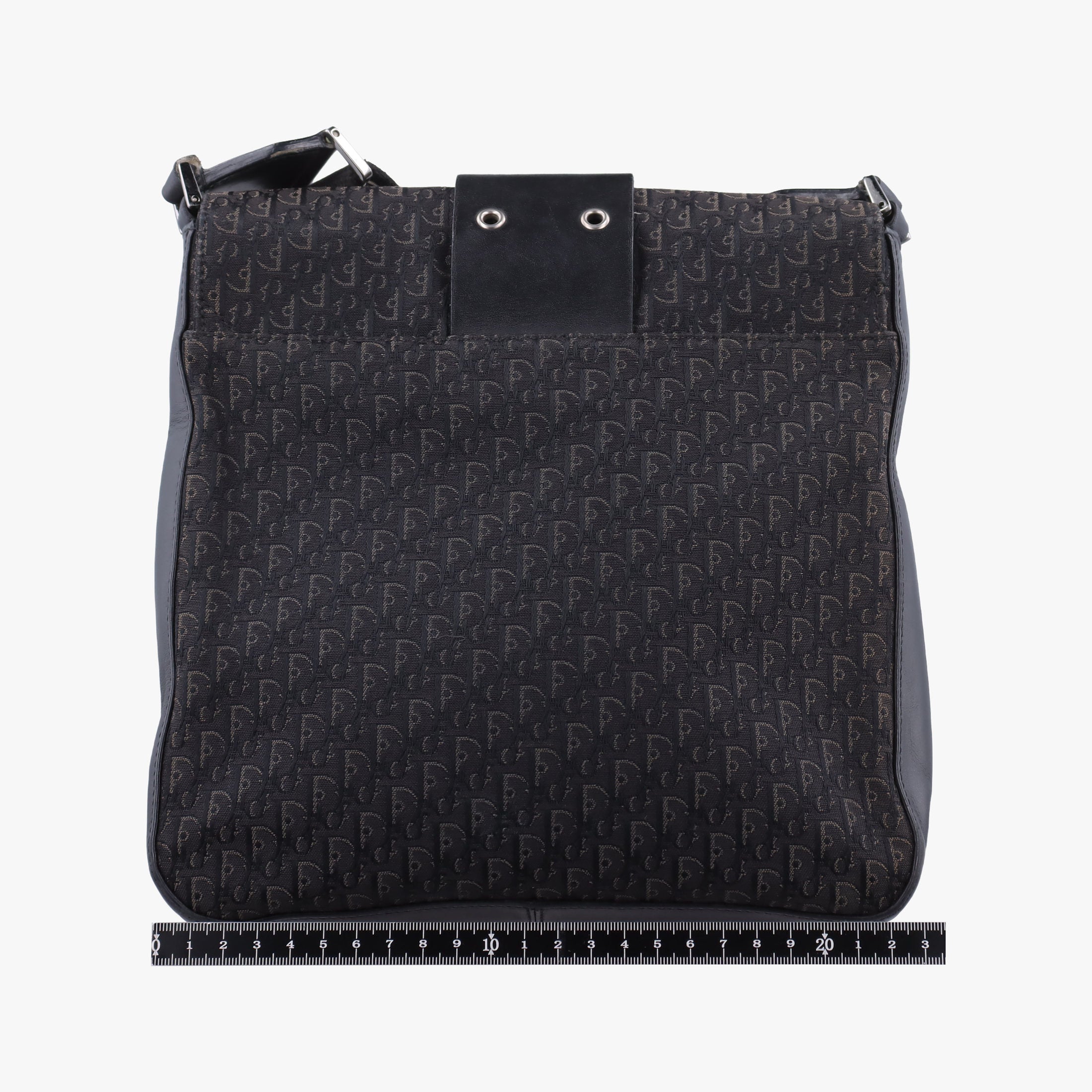 Pre-owned Christian Dior Street Chic Black canvasxleather  shoulderbag | stylenewstar