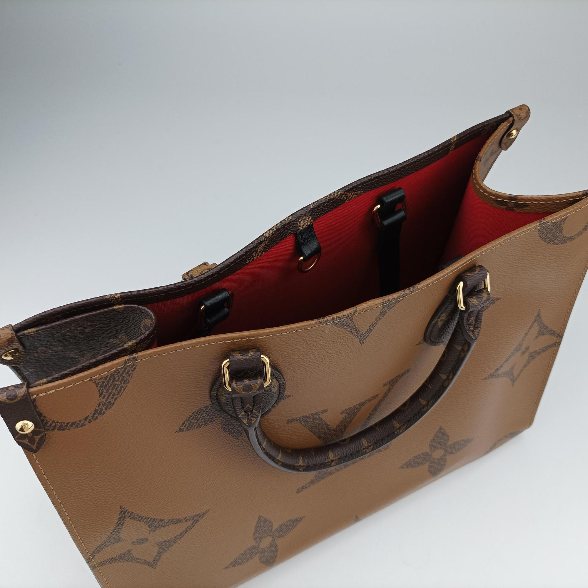 Pre-owned Louis Vuitton On the Go MM Monogram/Brown Monogram Canvas M45321 shoulderbag | stylenewstar