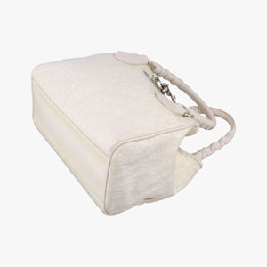 Pre-owned Christian Dior Lovely Beige Canvas × Leather  handbag | stylenewstar