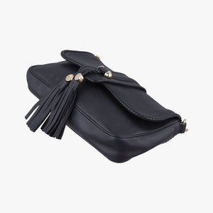 Pre-owned Gucci Marrakech Black Leather 257032 shoulderbag | stylenewstar