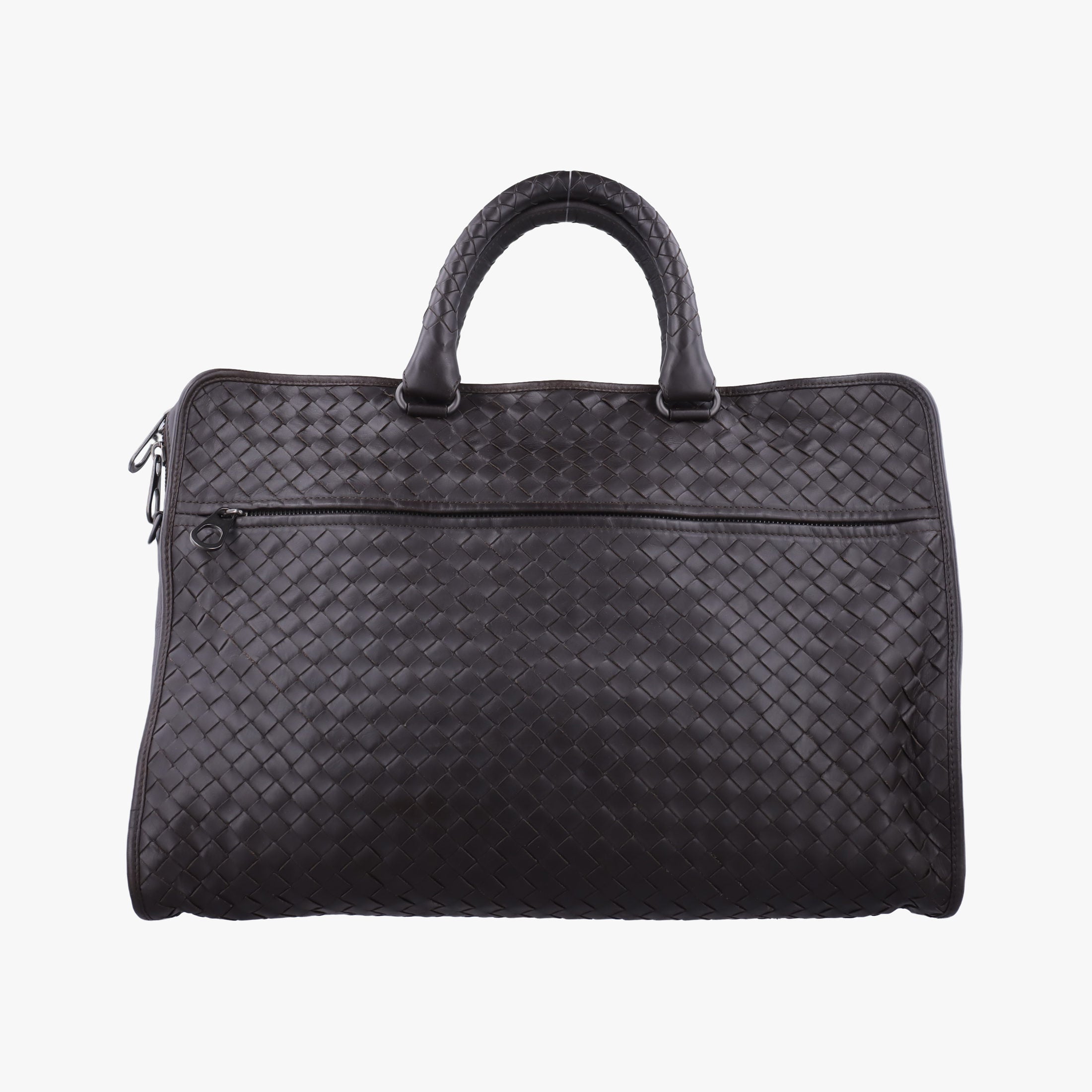 Vintage Bottega Veneta Intrecciato Brown lambskin  handbag | stylenewstar