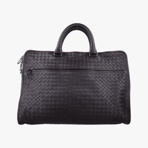Vintage Bottega Veneta Intrecciato Brown lambskin  handbag | stylenewstar
