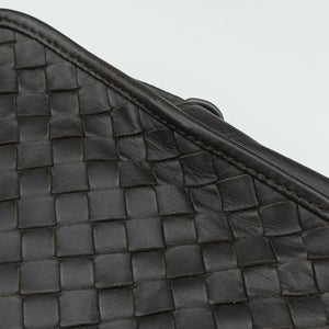 Vintage Bottega Veneta Intrecciato Brown lambskin  handbag | stylenewstar