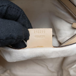 Vintage Gucci Scarlett Beige Leather 282299 handbag | stylenewstar