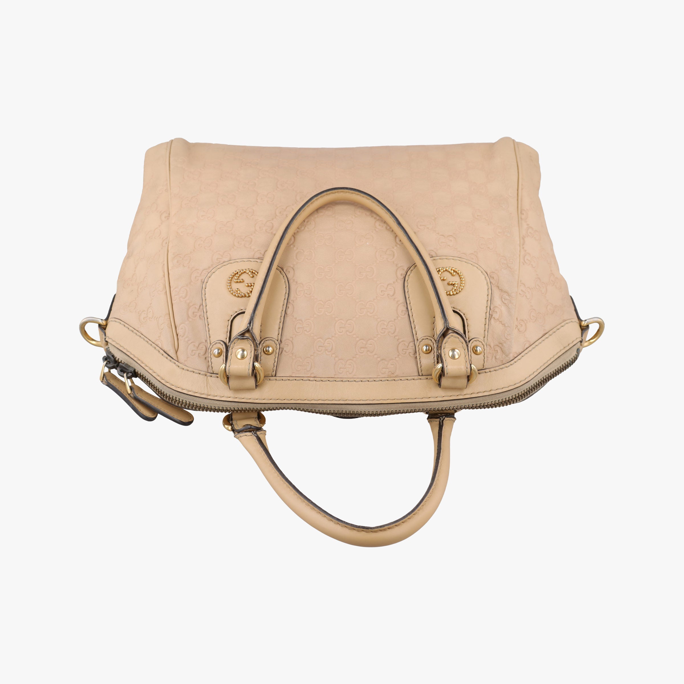 Vintage Gucci Scarlett Beige Leather 282299 handbag | stylenewstar