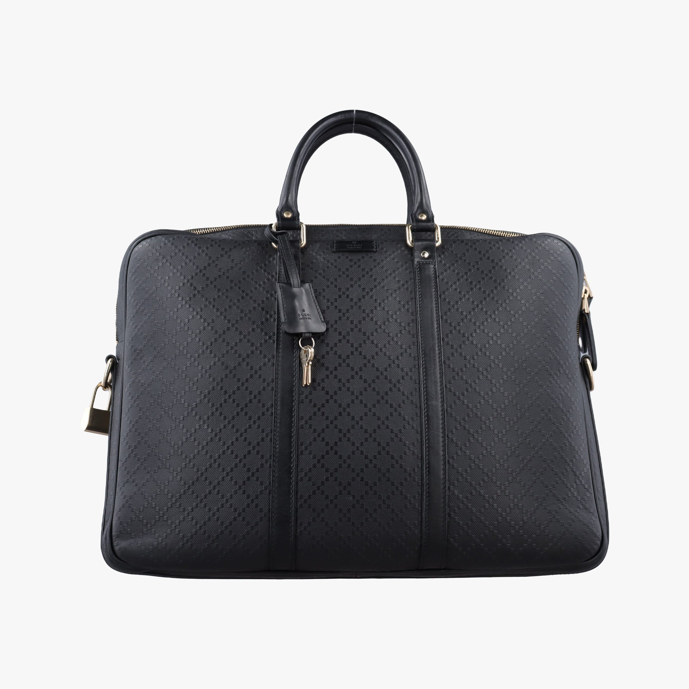 Vintage Gucci Diamante Black Leather 208463 handbag | stylenewstar