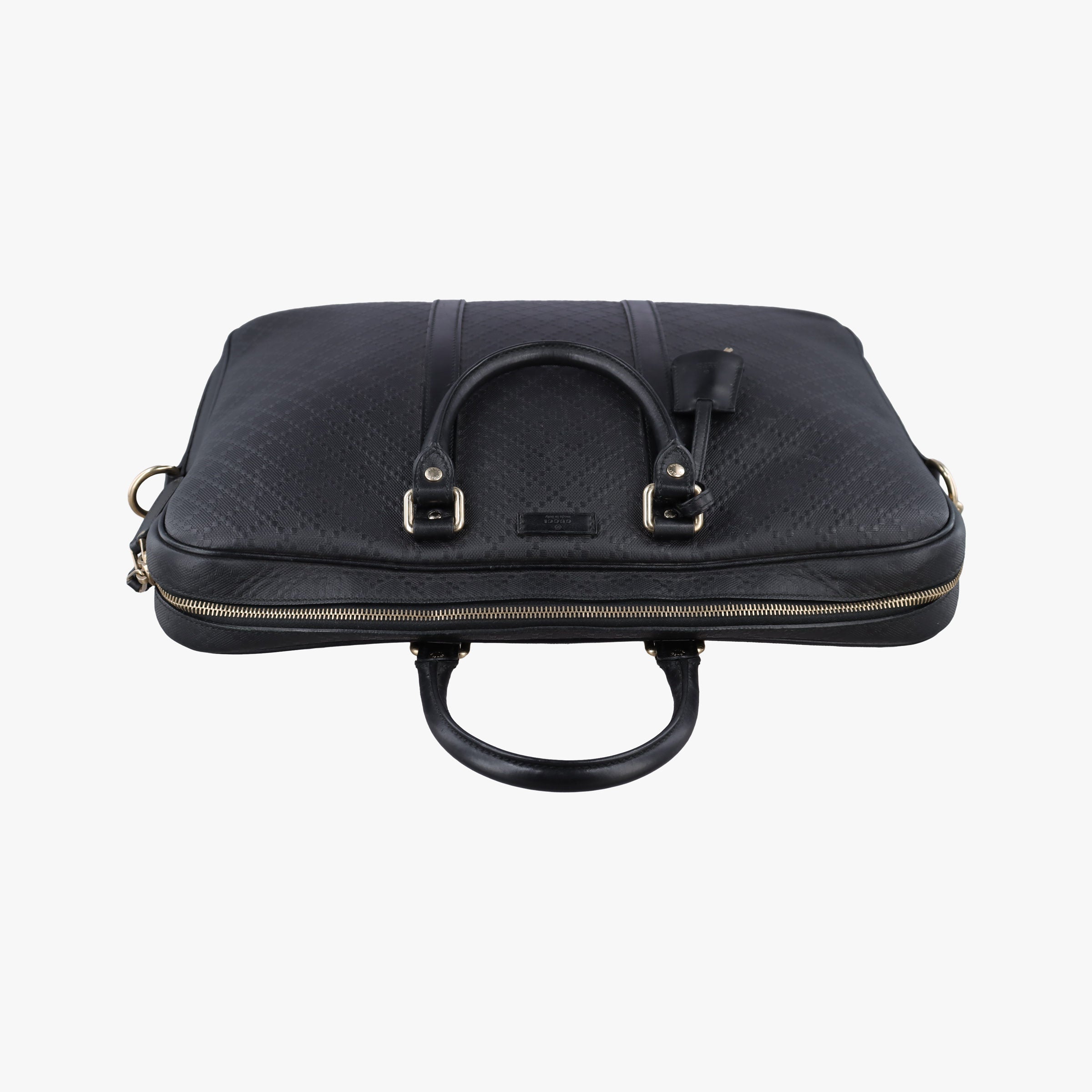 Vintage Gucci Diamante Black Leather 208463 handbag | stylenewstar