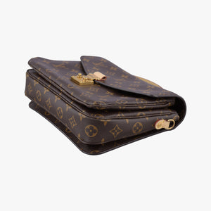 Pre-owned Louis Vuitton Pochette Metis MM Brown Monogram Canvas M44875 shoulderbag | stylenewstar