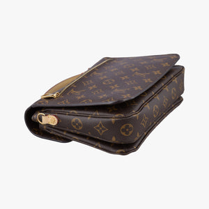 Pre-owned Louis Vuitton Pochette Metis MM Brown Monogram Canvas M44875 shoulderbag | stylenewstar