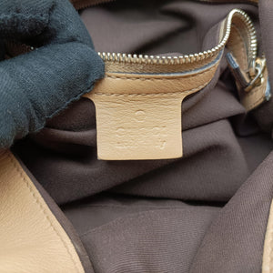Pre-owned Gucci Indy Babouska Brown canvas 185566 handbag | stylenewstar
