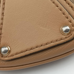 Pre-owned Gucci Indy Babouska Brown canvas 185566 handbag | stylenewstar