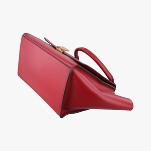 Pre-owned Celine Trapeze Red Leather  shoulderbag | stylenewstar