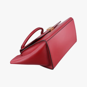Pre-owned Celine Trapeze Red Leather  shoulderbag | stylenewstar