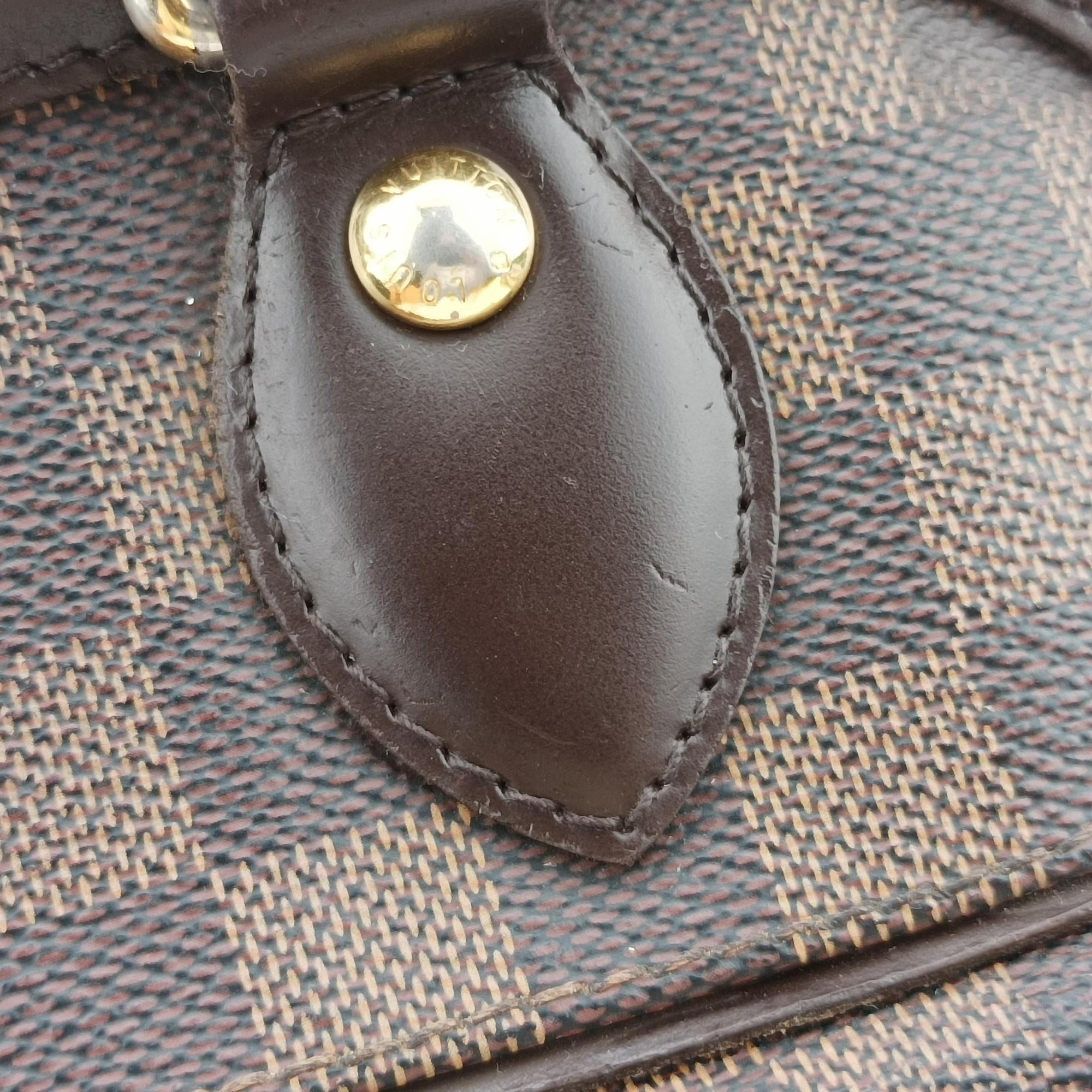 Pre-owned Louis Vuitton TREVI PM EBENE Damier Canvas N51997 handbag | stylenewstar
