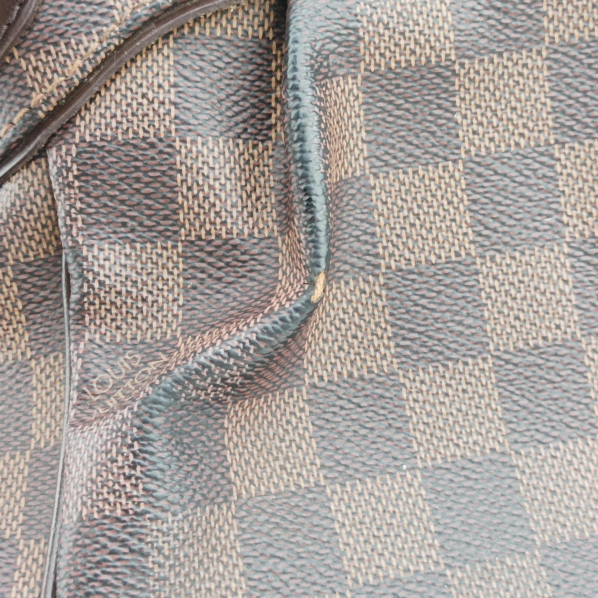 Pre-owned Louis Vuitton TREVI PM EBENE Damier Canvas N51997 handbag | stylenewstar