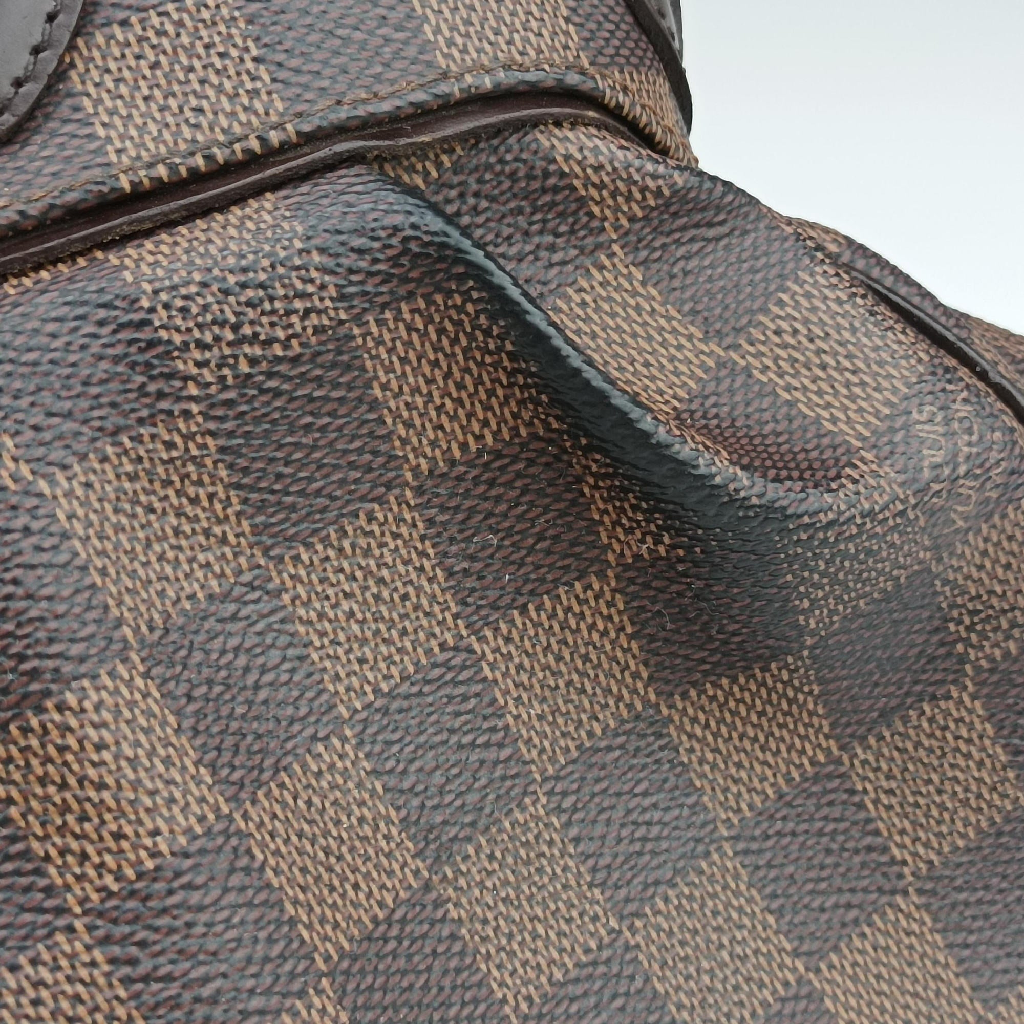 Pre-owned Louis Vuitton TREVI PM EBENE Damier Canvas N51997 handbag | stylenewstar