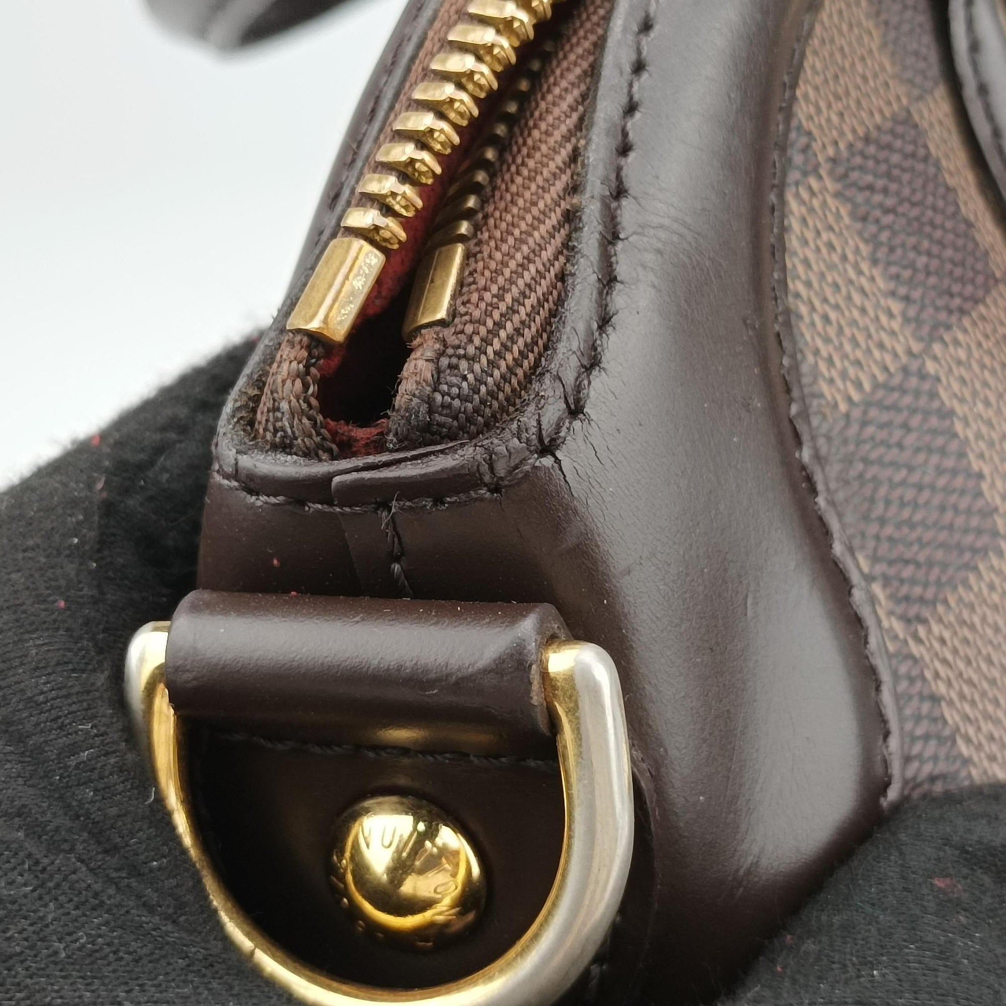 Pre-owned Louis Vuitton TREVI PM EBENE Damier Canvas N51997 handbag | stylenewstar