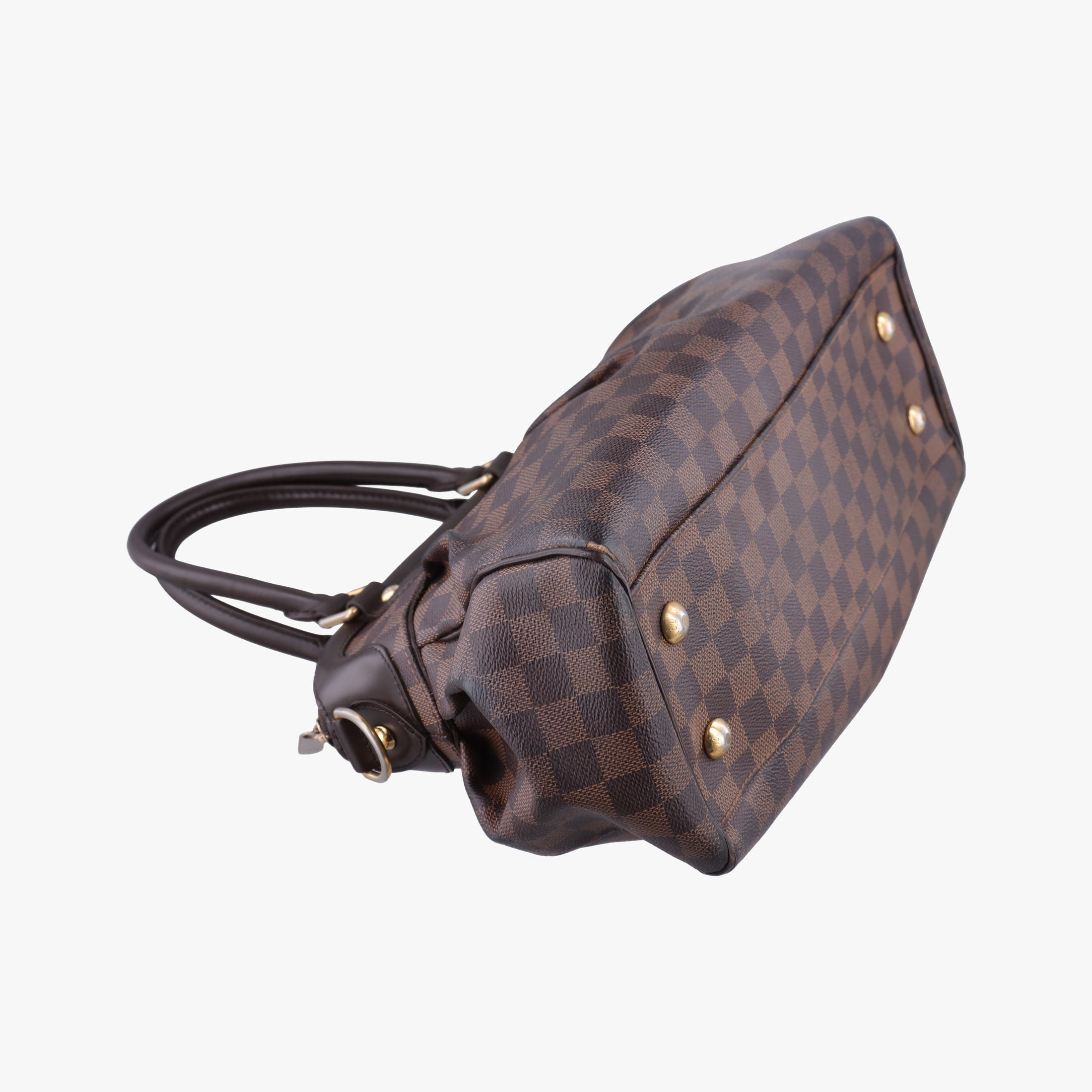 Pre-owned Louis Vuitton TREVI PM EBENE Damier Canvas N51997 handbag | stylenewstar