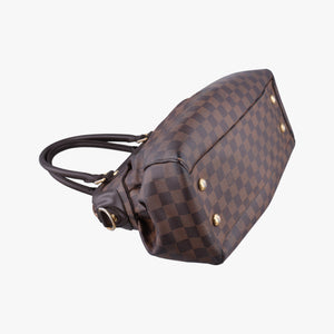 Pre-owned Louis Vuitton TREVI PM EBENE Damier Canvas N51997 handbag | stylenewstar