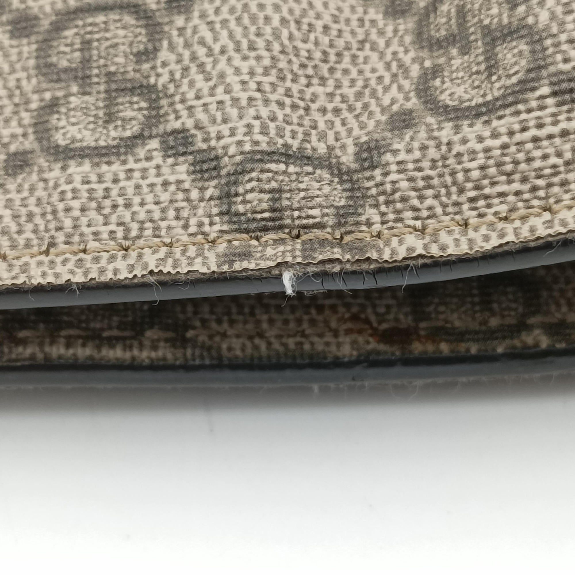 Pre-owned Gucci GG Supreme Bee Brown PVC coated canvas 450950 handbag | stylenewstar
