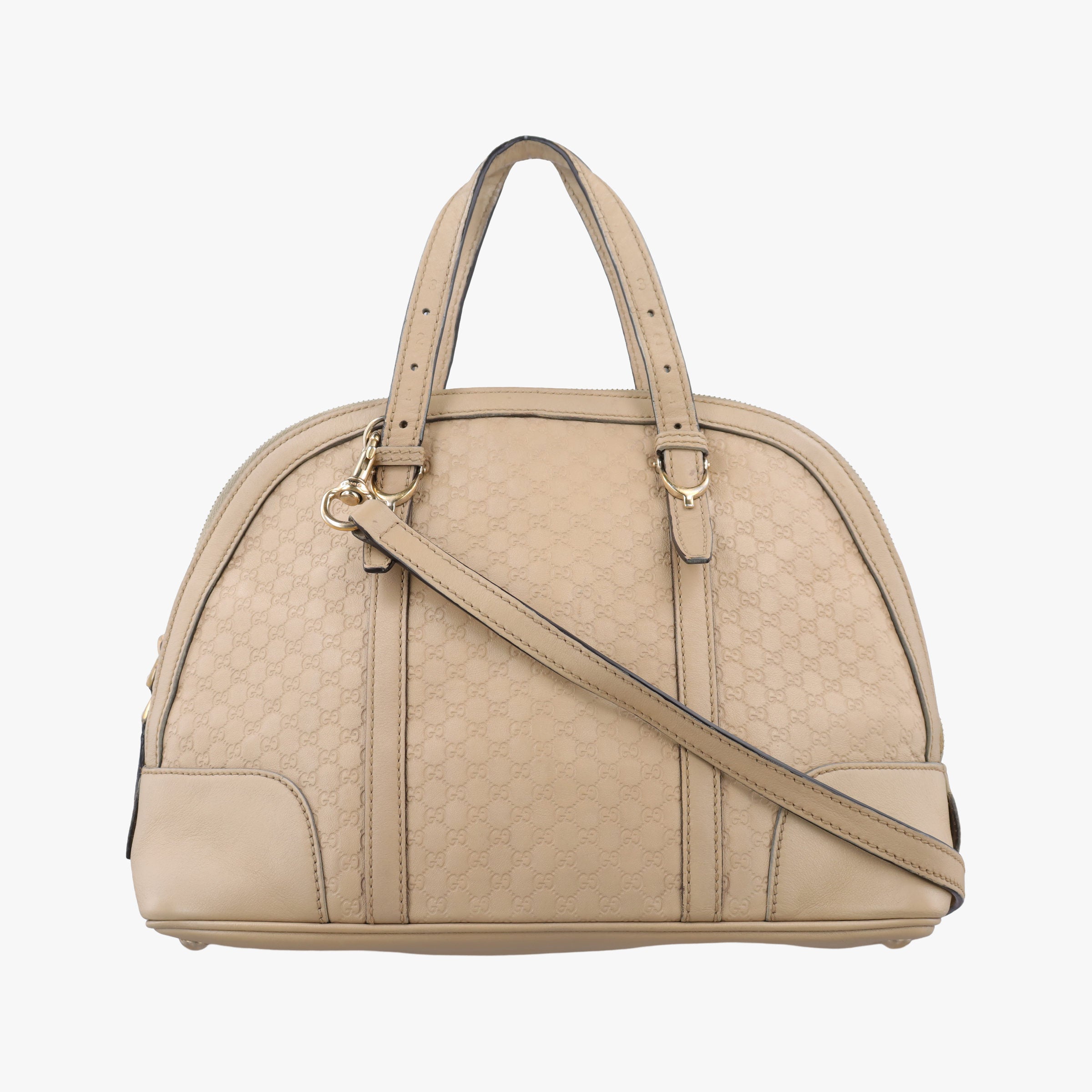 Secondhand Gucci Microguccissima Beige Leather 309617 shoulderbag | stylenewstar